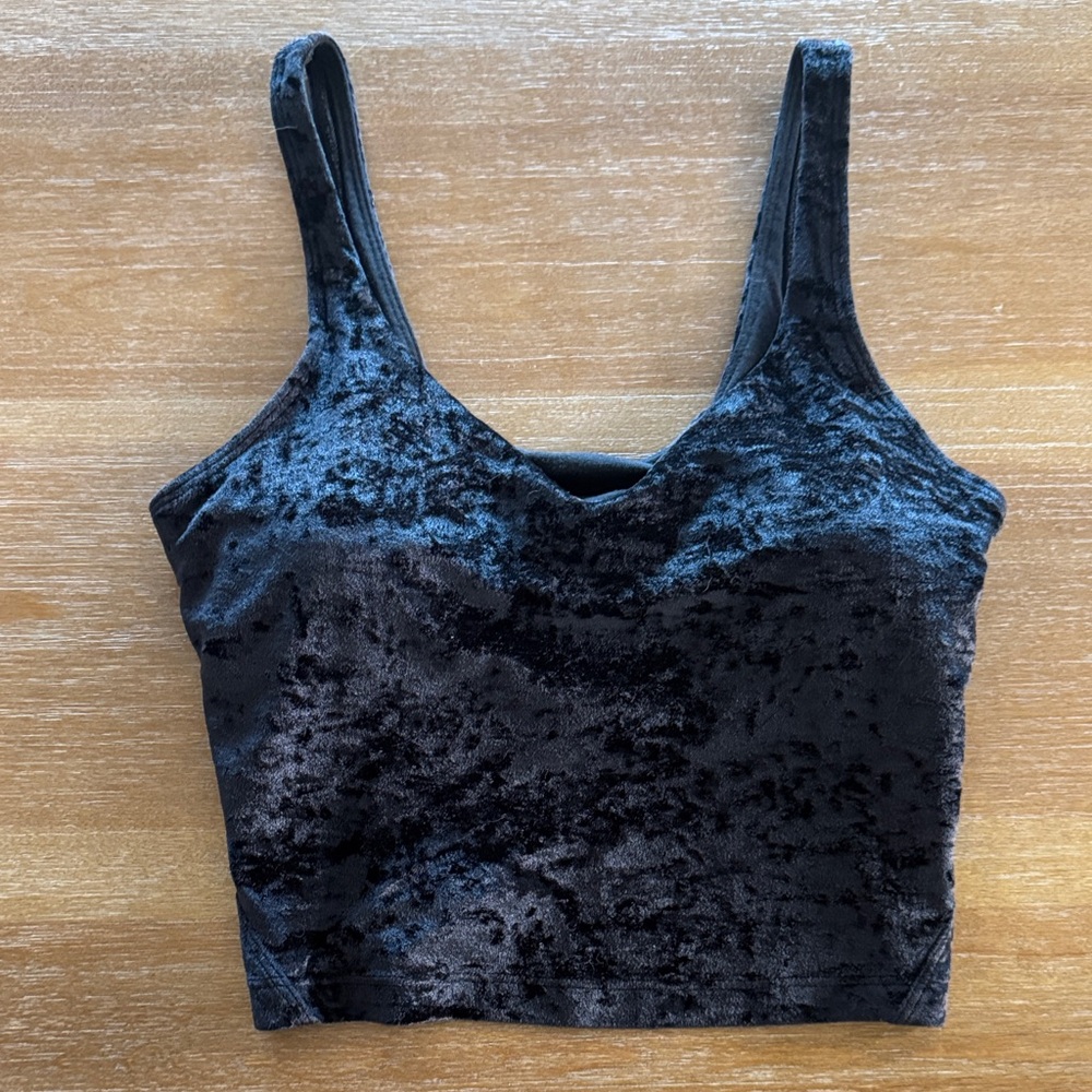 Lululemon crushed velvet tank